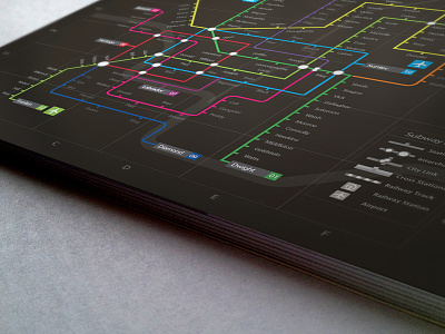 Subway Infographic Design Elements   Grid System Dribbble 01