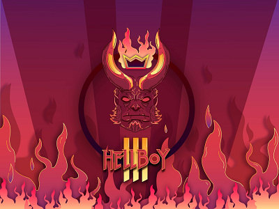 Hell Boy 3 charecter design game graphic design illustration typography