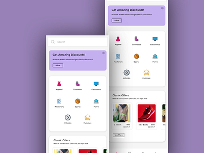 Ecommerce App UI Design