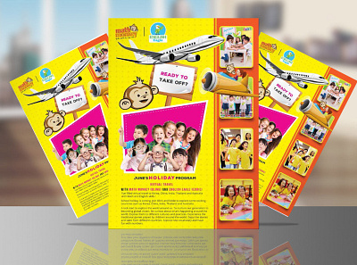 School Admission Flyer admission flyer adobe illustrator adobe photoshop cc branding design flyer flyer design graphic design promotional flyer sell sheet