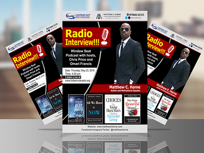 Radio Interview Flyer