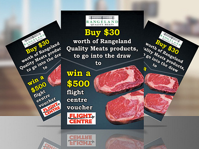 Meat sell flyer