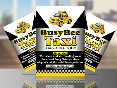 Busy Bee Taxi Flyer