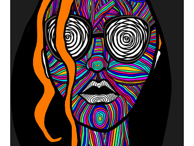 Line Art colours handmade illustration lineart