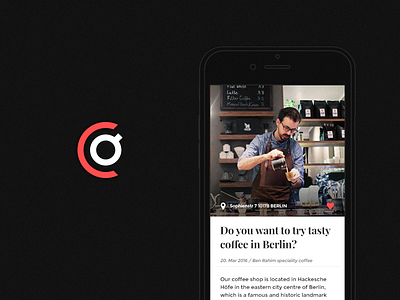 COffee social network | branding & app design