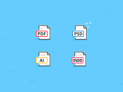 Icon set | PDF | PSD | Ai | INDD