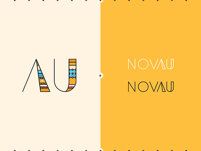 NOVAU | naming & branding aurum branding gold goldsmith logo naming nova simple typography