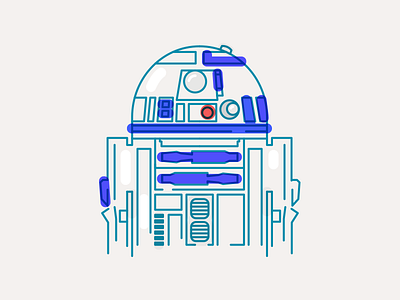 R2D2 illustration