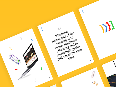 New brochure app branding brochure casestudy informations minimal presentation print simple web wezeo