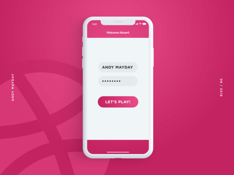 Hello Dribbble debut dribbble first hello invation invite pink shot thanks