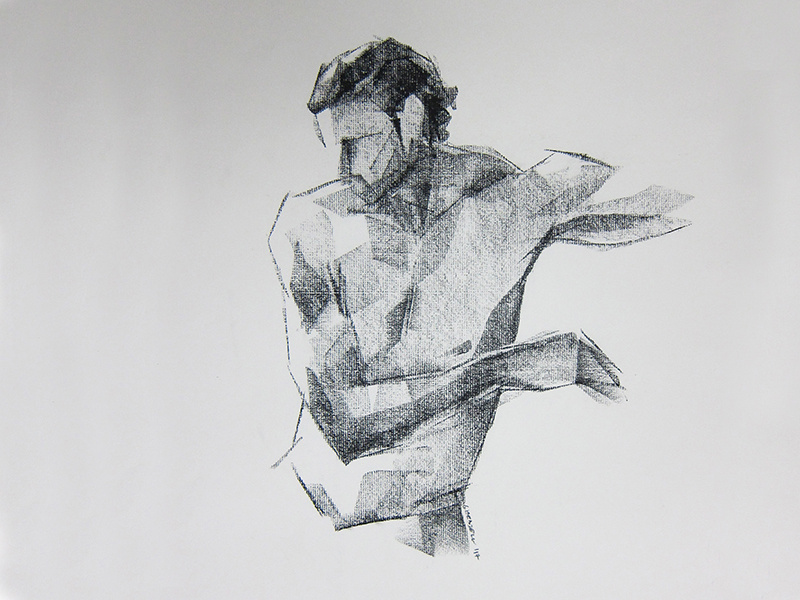 Fig 002 figuredrawing charcoal illustration