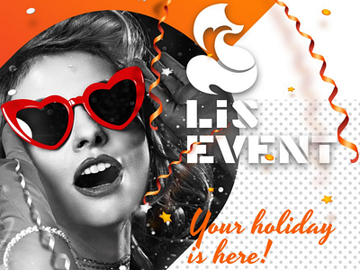 Banner Lis2 site event retro orange