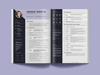 Resume for techwriter design document resume style