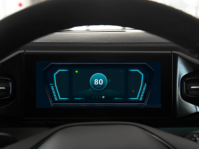 Daily UI59 car car cluster car dashboard design hmi ui ux