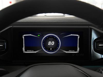 Daily UI69 car car cluster car dashboard design hmi ui ux