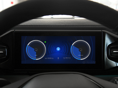 Daily UI75 car car cluster car dashboard design hmi ui ux