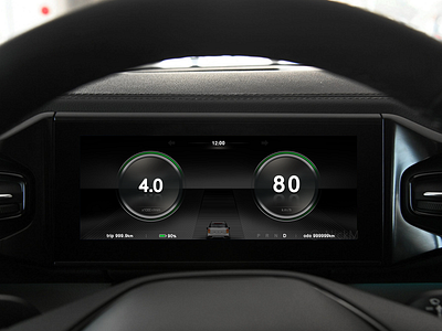 Daily UI85 car car cluster car dashboard design hmi ui ux