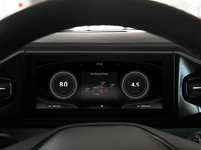 Daily UI88 car car cluster car dashboard design hmi ui ux