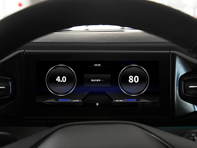 Daily UI89 car car cluster car dashboard design hmi ui ux