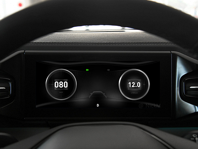 Daily UI93 car car cluster car dashboard design hmi ui ux