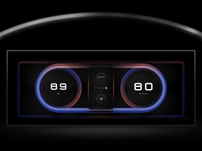 Daily Redesign UI05 APEX apex car car cluster car dashboard design hmi ui ux