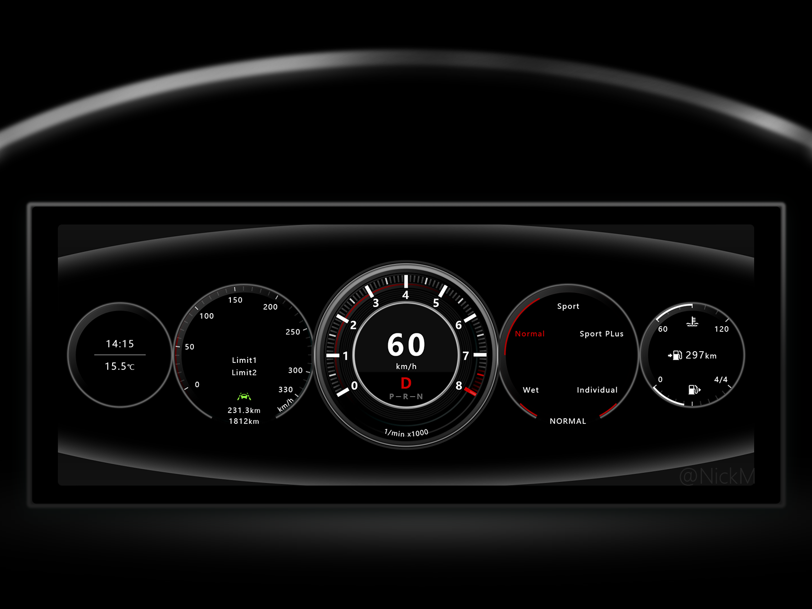Daily Redesign UI19 Porsche by NickM on Dribbble