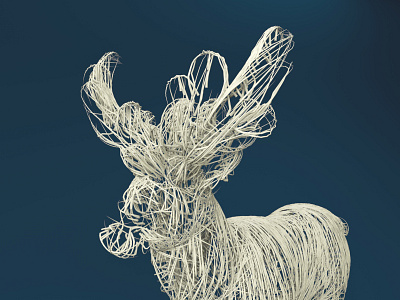 Hey deer 3d animal cinema4d design illustration illustration art illustration design illustrator