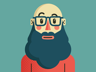 Autorretrato flat illustration illustrator selfportrait