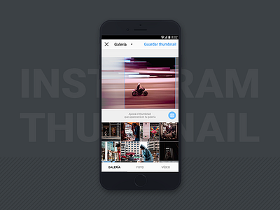 Diseño UX/UI de la imagen cuadrada en Instagram