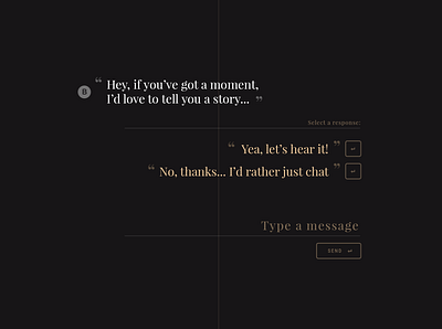 Chat Message Concept design typography ui web