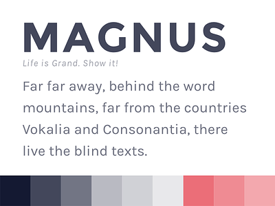 Magnus - mini style tile style tile theme wordpress