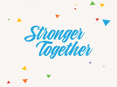 Stronger Together accelerate.lgbt swag