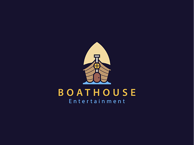 Boathouse boat entertainment house logo production