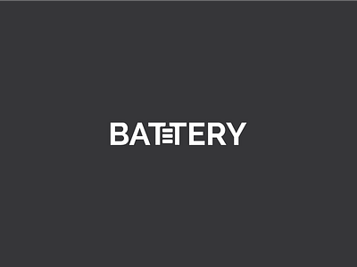 Full battery logo negative space