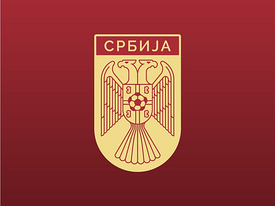 Serbian national team amblem redesign amblem design logo redesign
