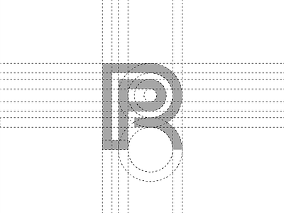 RP monogram geometric monogram