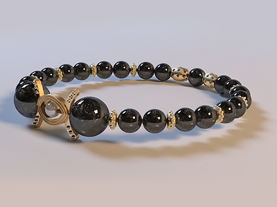 horos eye 3d bracelet design gold jade jewerly man product