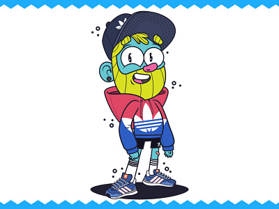 #HOMETEAM adidas character character design cool fashion illustration illustrator street urban vector