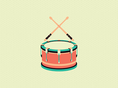 Music drums icon music song vector