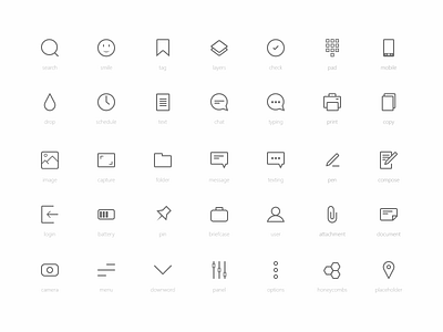 Office Icon Pack art design flat icon icon design icon set icons illustration logo minimal mobile icons office office svg svg icons ui ux vector vectors web web icons website