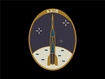 Axis Rocketship Logo axis dailylogochallenge logo rocketship vector