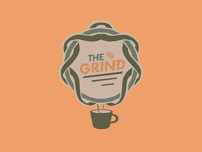 Thirty Logos Day 2. The Grind coffeeshop logo thegrind thirtylogos vector