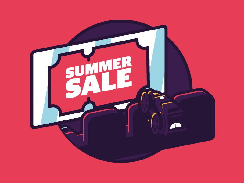 Summer Sale cinema film projector summer