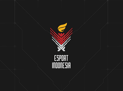 Branding Esport Indonesia art direction brandidentity branding brandstrategy creative direction cyberpunk esport esportlogo gaming graphic design logo nationalism twitch