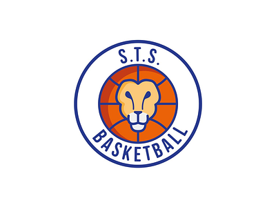 STS BASKETBALL Logo Design basketball lion logo logo challenge logo design logo design concept logo flat