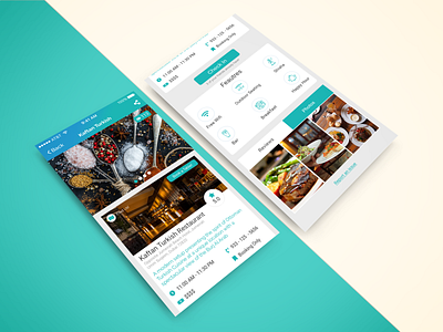 Restaurant App Design Mobile UI