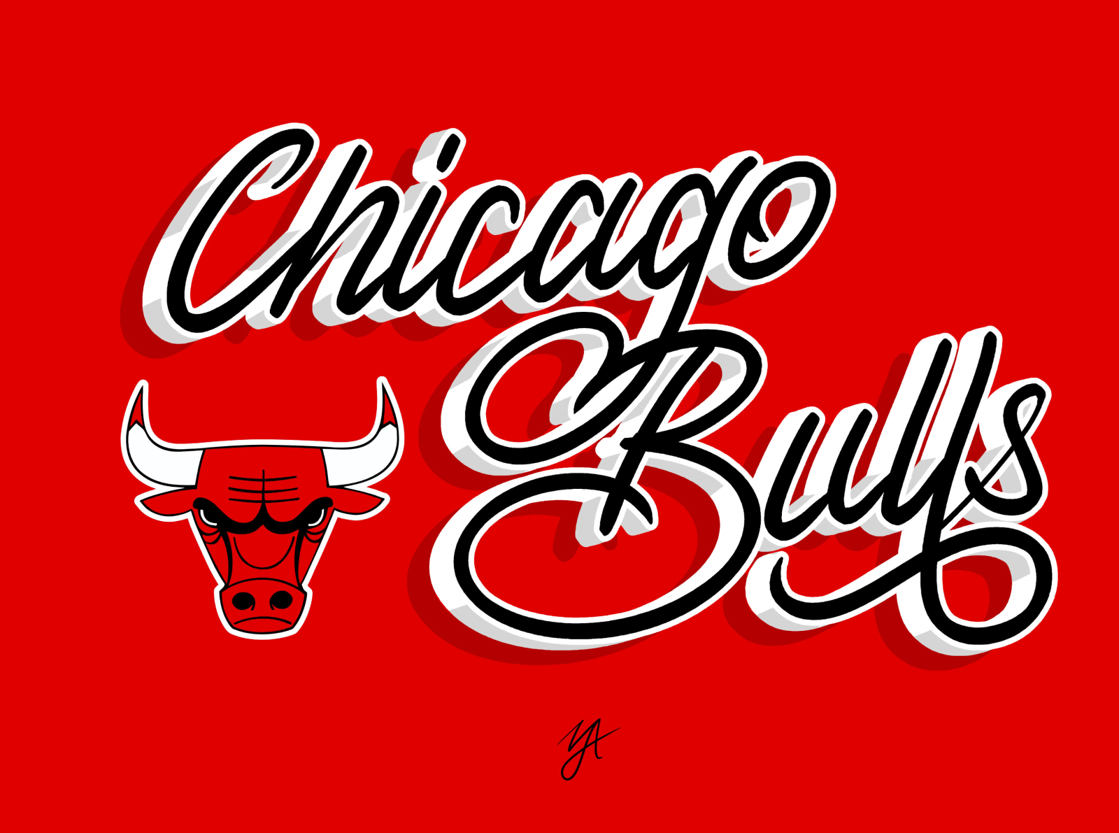 BULLS by Yog's Type Std. on Dribbble