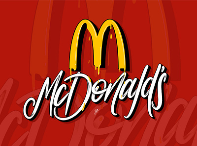 McD affinity designer branding clean design handlettering identity lettering logo logo design typography