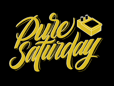 Pure Saturday by Yog's Type Std. on Dribbble