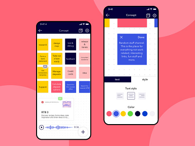 Concept for Miro app